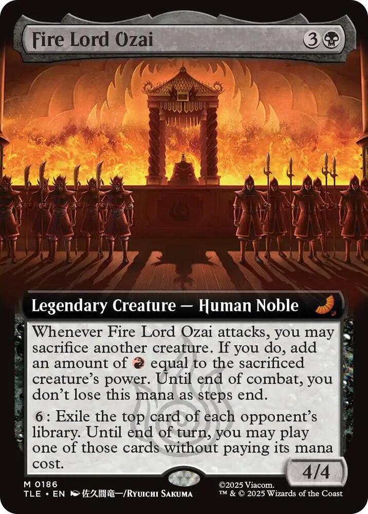 Fire Lord Ozai (Extended Art) (NM - Normal)