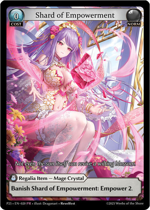 Shard of Empowerment (020) - Promotional Cards - Grand Archive TCG