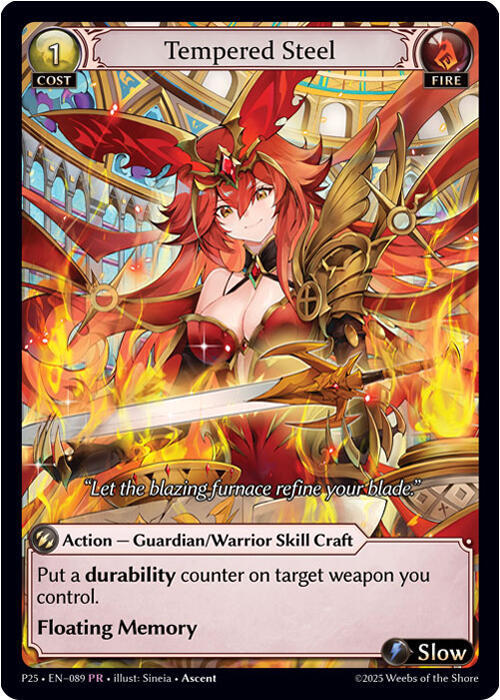 Tempered Steel - Promotional Cards - Grand Archive TCG - TCGplayer.com