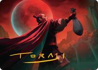 Zhao, the Moon Slayer Art Card (Gold-Stamped Signature)