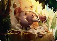 Badgermole Art Card (Gold-Stamped Signature) - Art Series: Avatar: The Last Airbender - Magic: The Gathering card