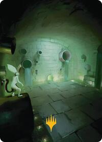 Swamp Art Card (Gold-Stamped Planeswalker Symbol) - Art Series: Avatar: The Last Airbender - Magic: The Gathering card