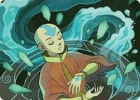Aang, at the Crossroads Art Card