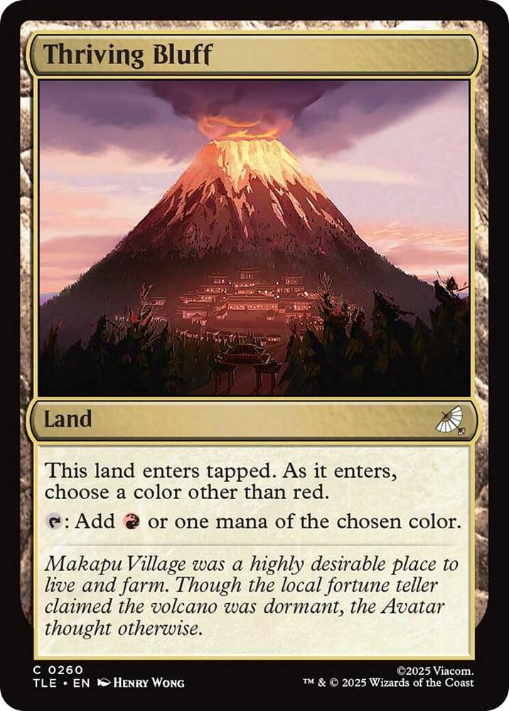 Thriving Bluff 260 card