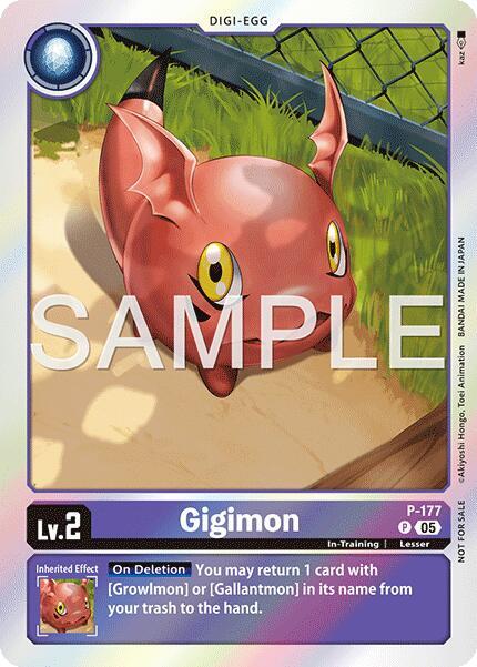Gigimon Event Pack 8 digimon card