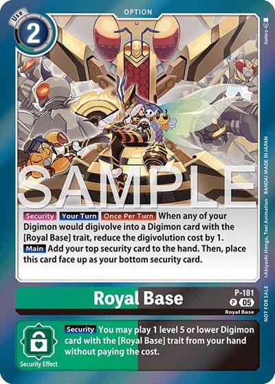 Royal Base (Event Pack 8) Digimon Promotion Cards Promo Digimon card — value and price