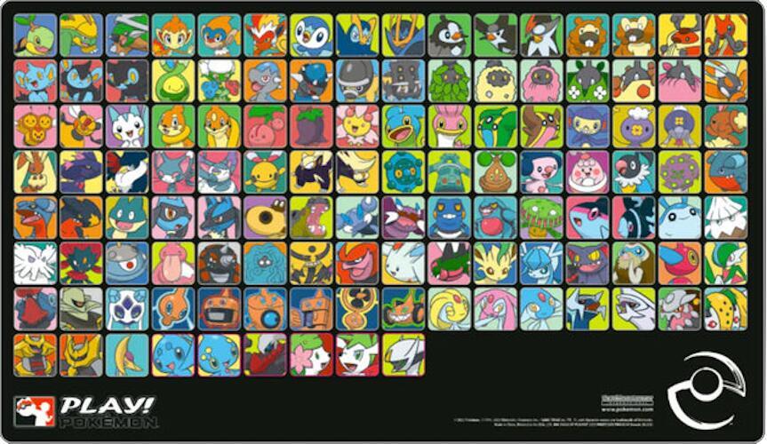 professor program gen3 プレイマット Play! Pokemon Professor Program Sinnoh Playmat - Black - Pokemon