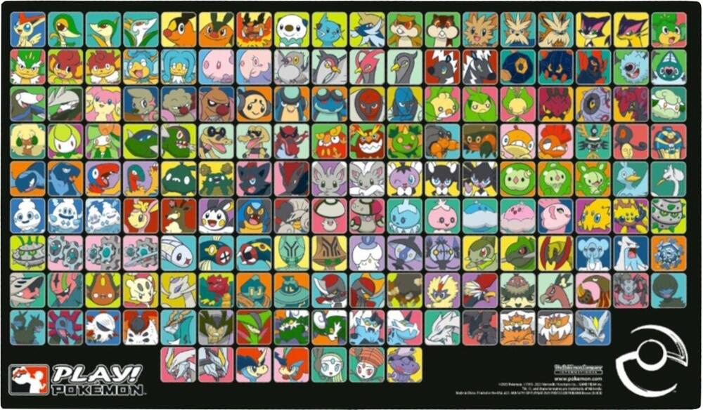 Play! Pokemon Professor Program Unova Playmat - Black - Pokemon