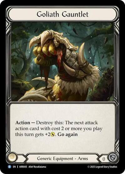 Goliath Gauntlet Armory Deck: Rhinar card price