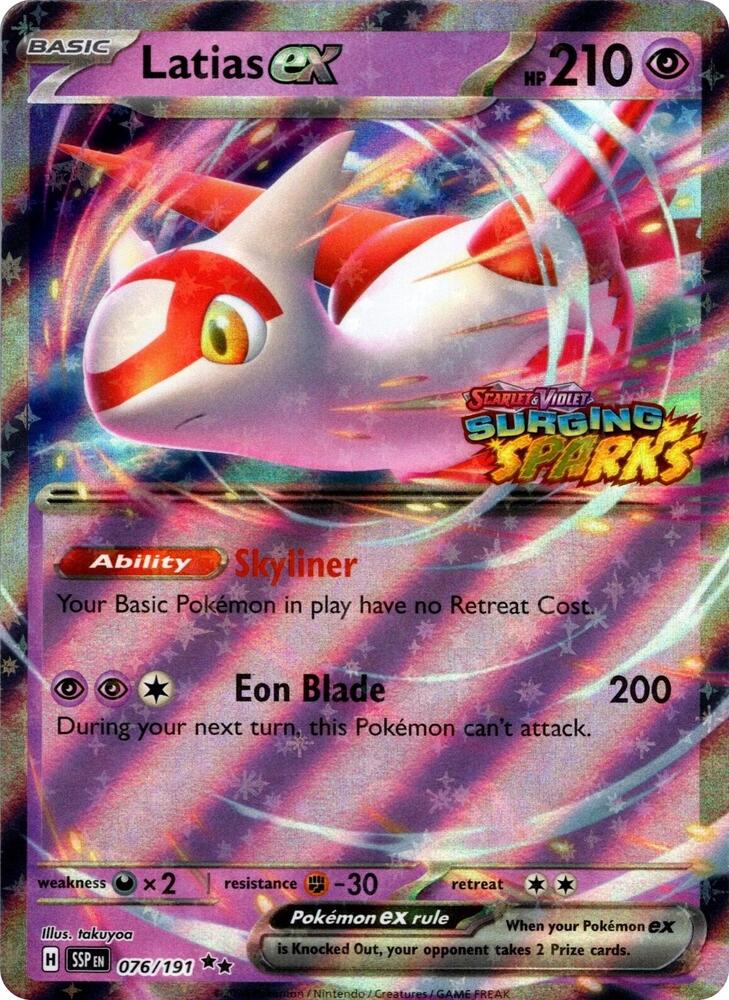 Latias ex (Surging Sparks) 076/191
