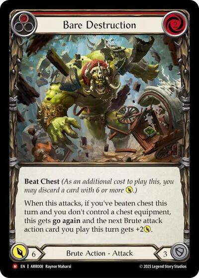 Bare Destruction Armory Deck: Rhinar card price