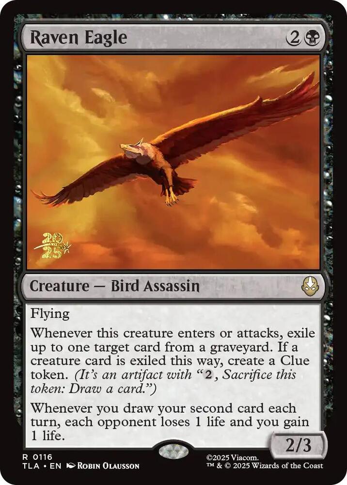 Raven Eagle #116s — Avatar: The Last Airbender Promos