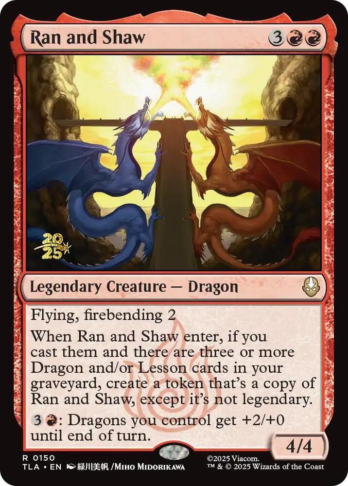 Ran and Shaw #150s — Avatar: The Last Airbender Promos