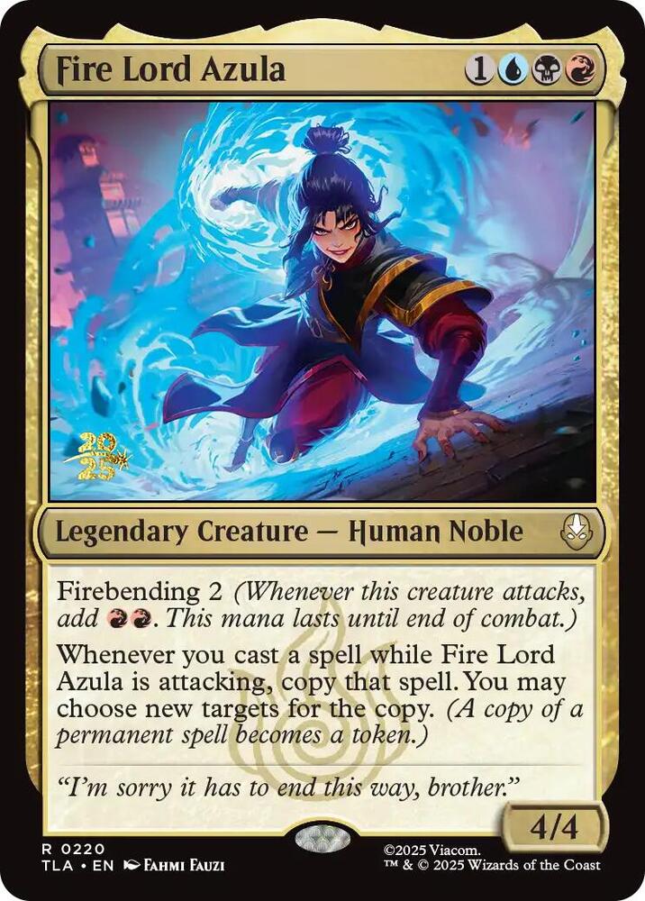 Fire Lord Azula - Prerelease Cards - Magic: The Gathering