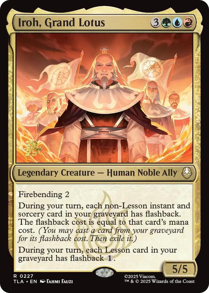 Iroh, Grand Lotus #227s — Avatar: The Last Airbender Promos