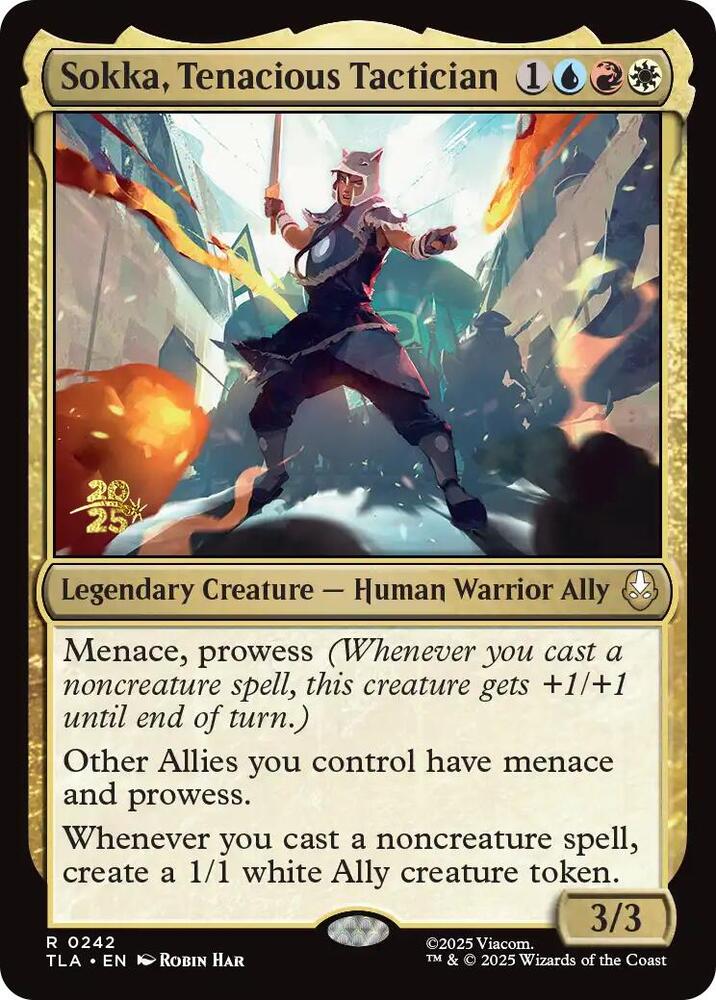 Sokka, Tenacious Tactician - Prerelease Cards - Magic: The