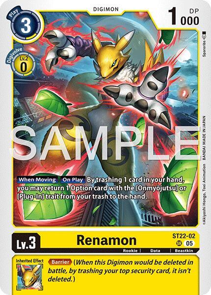 Renamon (ST22-02) - Starter Deck 22: Amethyst Mandala Advanced