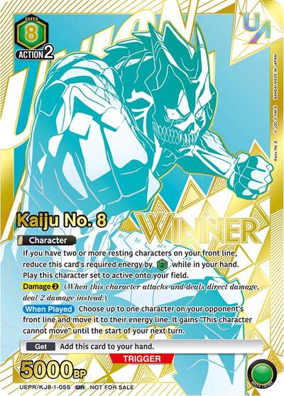 Kaiju No. 8 (055) (Winner) card
