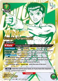 Yusuke Urameshi (038) (Winner) - Union Arena Promotion Cards