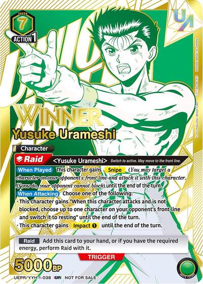 Yusuke Urameshi (038) (Winner) card
