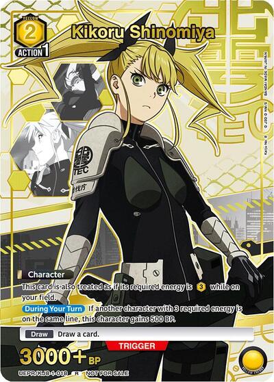 Kikoru Shinomiya (018) (Gold) card