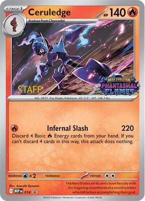 Ceruledge (Prerelease) [Staff]