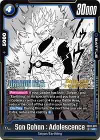 Son Gohan : Adolescence (Manga Booster 02 Release Event Cards)