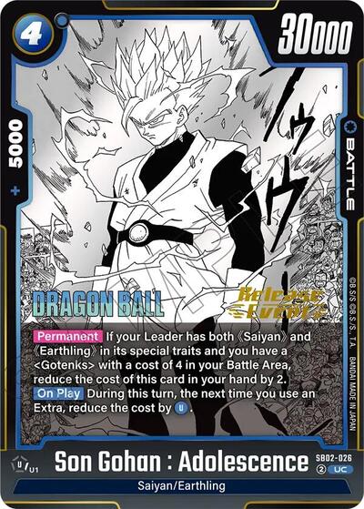Son Gohan : Adolescence card