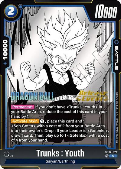 Trunks : Youth card