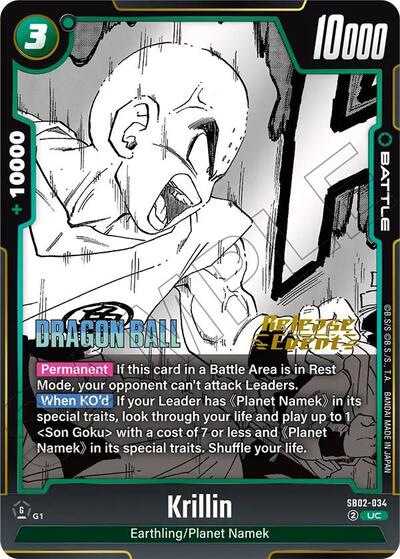 Krillin - SB02-034 card