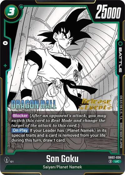 Son Goku - SB02-036 card