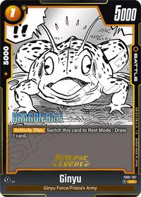 Ginyu - FB01-107 (Manga Booster 02 Release Event Cards)