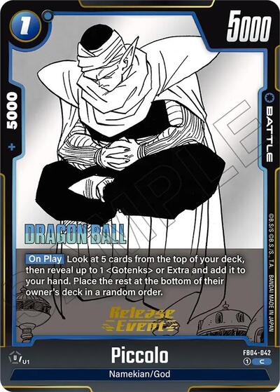 Piccolo - FB04-042 card