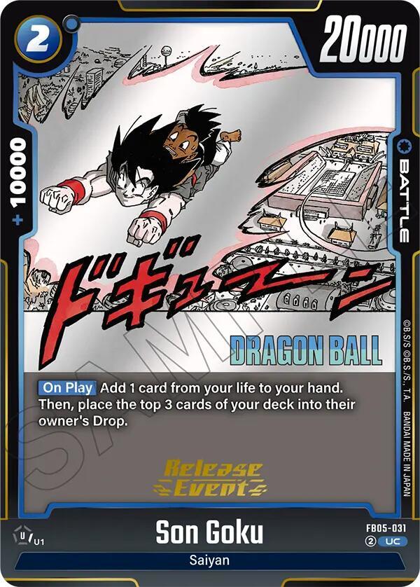 Son Goku - FB05-031 - Manga Booster 02 Release Event Cards