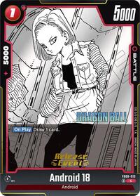 Android 18 - FB06-013 (Manga Booster 02 Release Event Cards)
