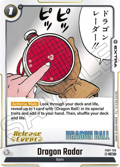 Dragon Radar card