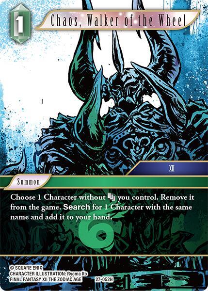 Chaos, Walker of the Wheel - Journey of Discovery - Final Fantasy TCG -  TCGplayer.com