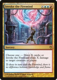 Invoke the Firemind - Duel Decks: Izzet vs. Golgari - Magic: The Gathering card