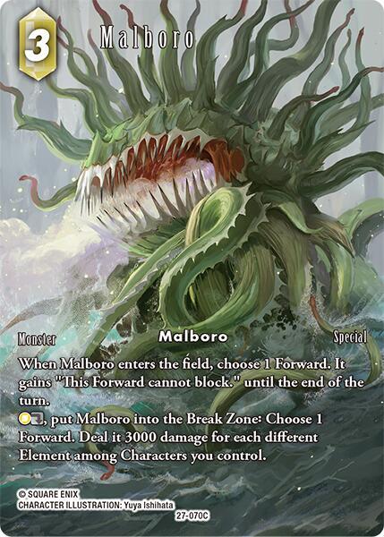 Malboro (Full Art) - Journey of Discovery - Final Fantasy TCG