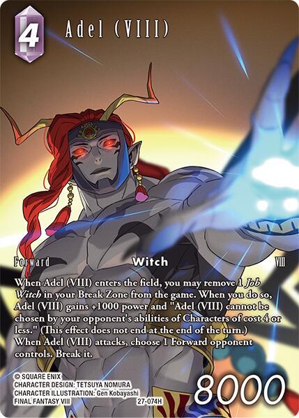 FFTCG アデル Adel (VIII) (Full Art) - Journey of Discovery - Final Fantasy TCG