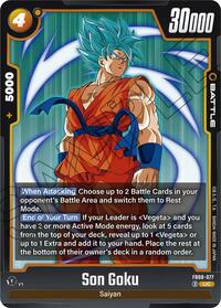 Son Goku - FB08-077 - Saiyan's Pride - Dragon Ball Fusion World card