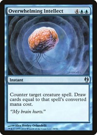 Overwhelming Intellect - Duel Decks: Izzet vs. Golgari - Magic: The Gathering card