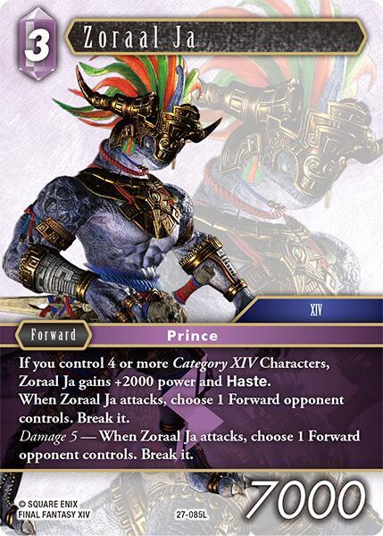 Zoraal Ja - Journey of Discovery - Final Fantasy TCG - TCGplayer.com