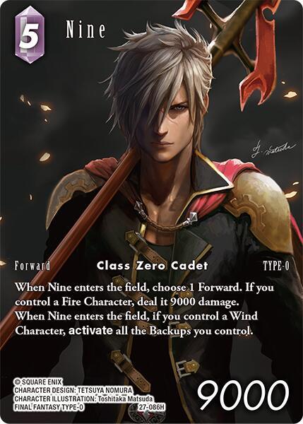 Nine (Full Art) - Journey of Discovery - Final Fantasy TCG