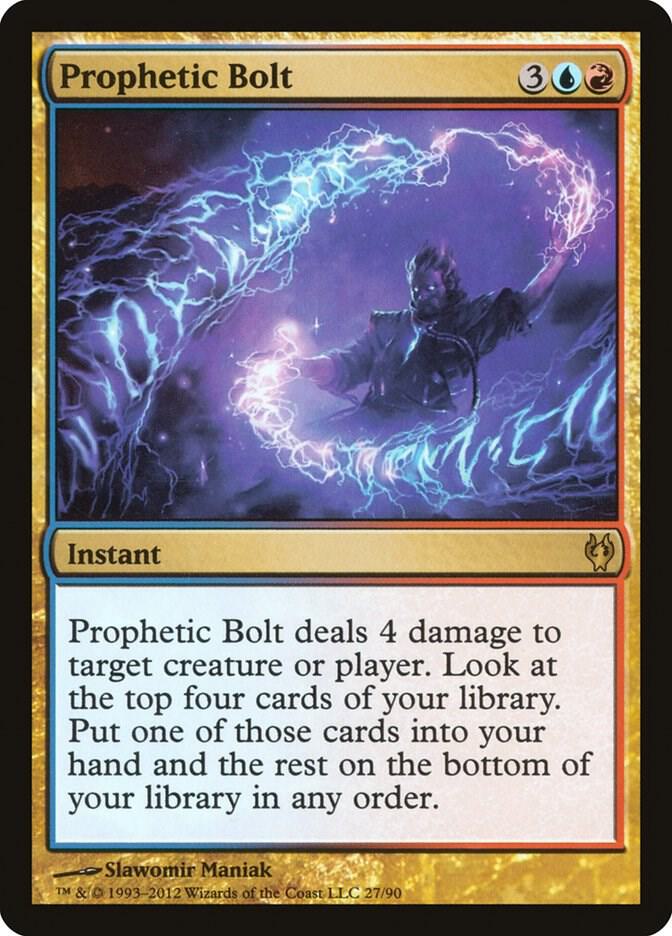 Prophetic Bolt 27 card