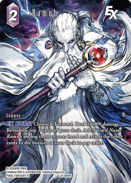 Ramuh EX (Full Art) - Journey of Discovery - Final Fantasy TCG