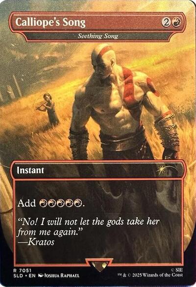 Seething Song (Secret Lair) from SLD #7051, Magic: The Gathering card