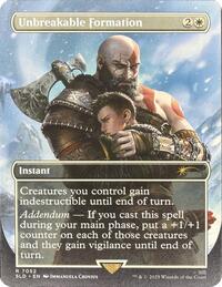 Unbreakable Formation (7052) - Secret Lair Drop Series - Magic: The Gathering card