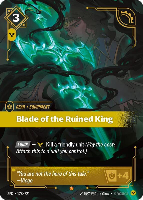 Blade of the Ruined King - Spiritforged - Riftbound: League of Legends ...
