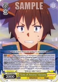 "Lots of Anxiety" Kazuma (KS/W75-E021) card